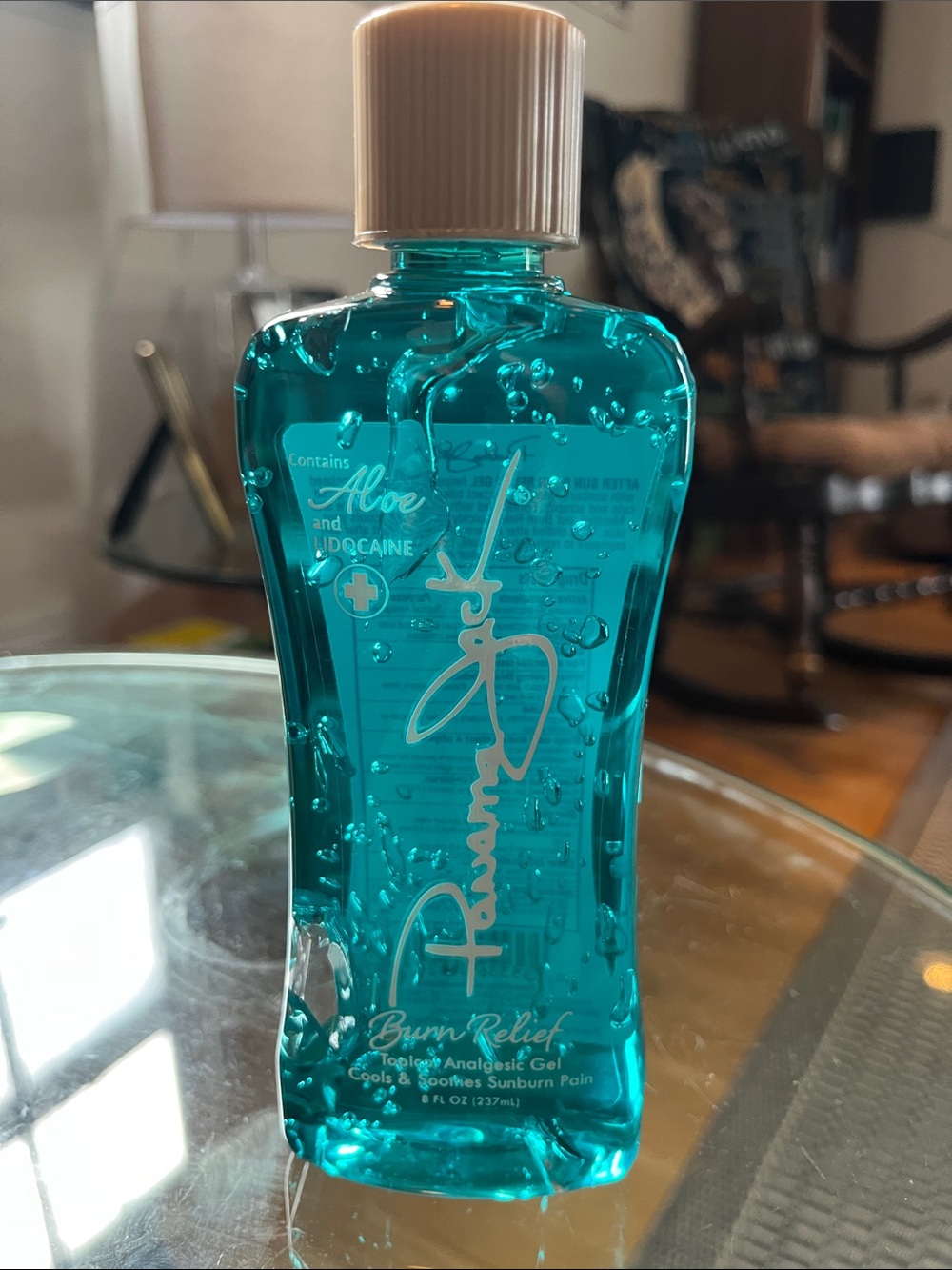 Panama Jack Cooling Aloe Burn Relief Gel - Teal 8 fluid ounces new